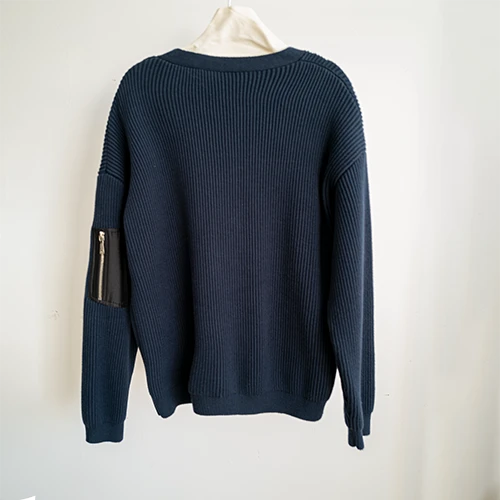 Men's Wool Cashmere Cable Knit Sweater