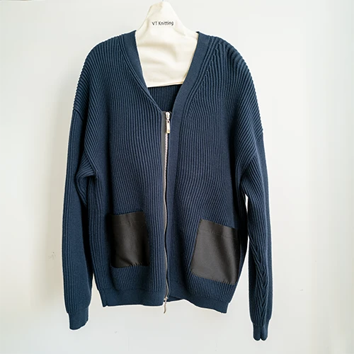 Men's Wool Cashmere Cable Knit Sweater